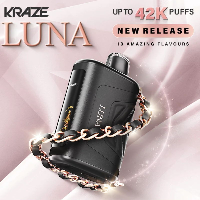 Kraze Luna 42k disposable vape in Okotoks Alberta