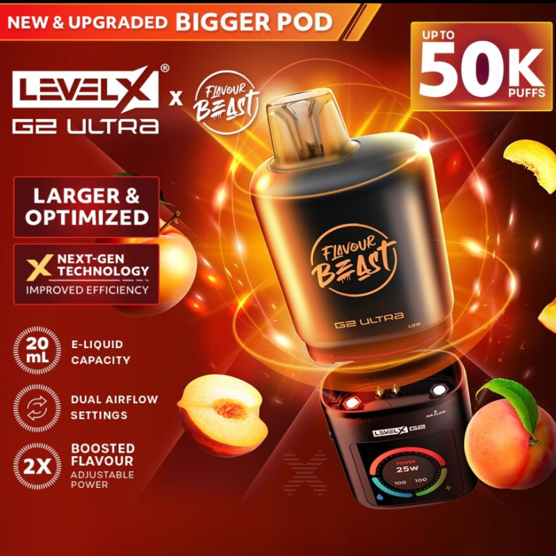 Level X G2 Ultra Flavour Beast Pod 50k