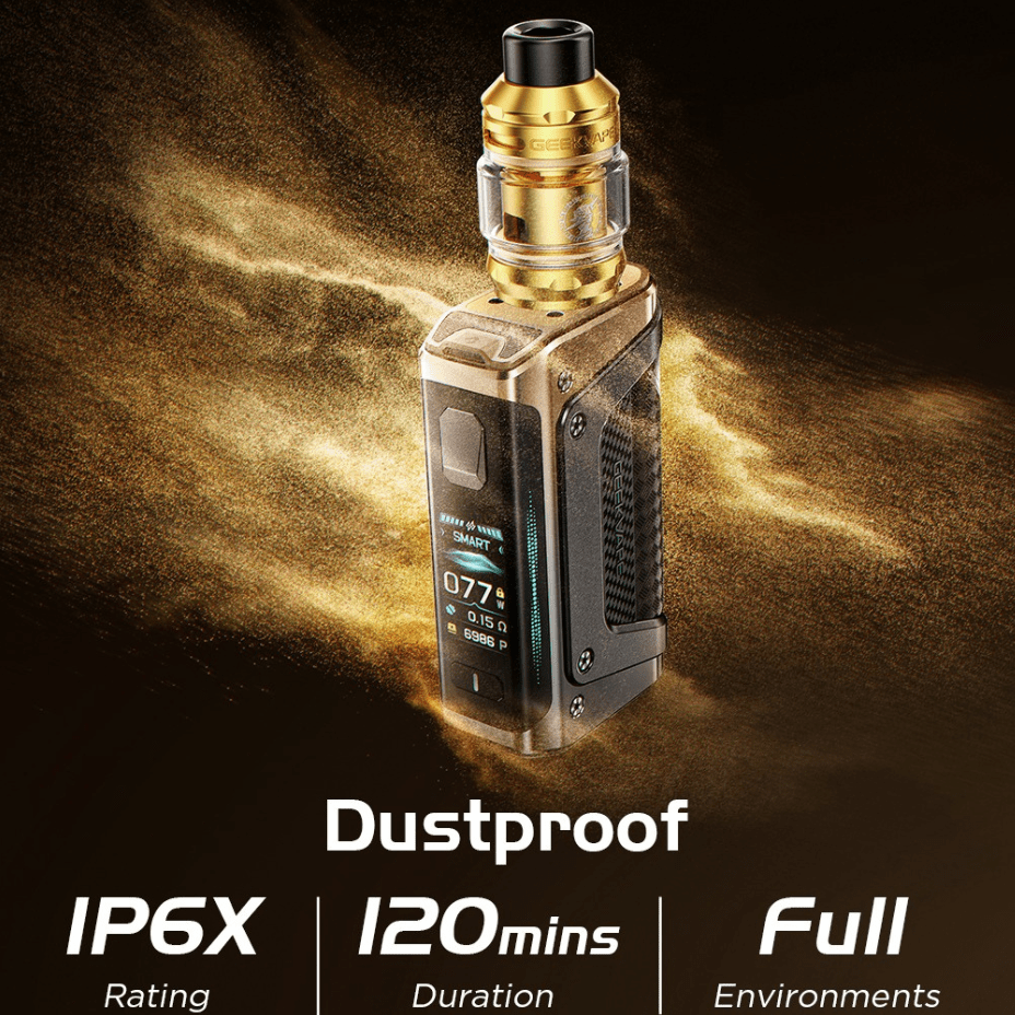 Geekvape Aegis Legend 5 Box Mod Kit-200w Gold in Okotoks Alberta