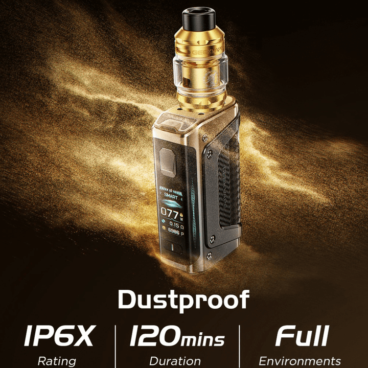 Geekvape Aegis Legend 5 Box Mod Kit-200w Gold in Okotoks Alberta