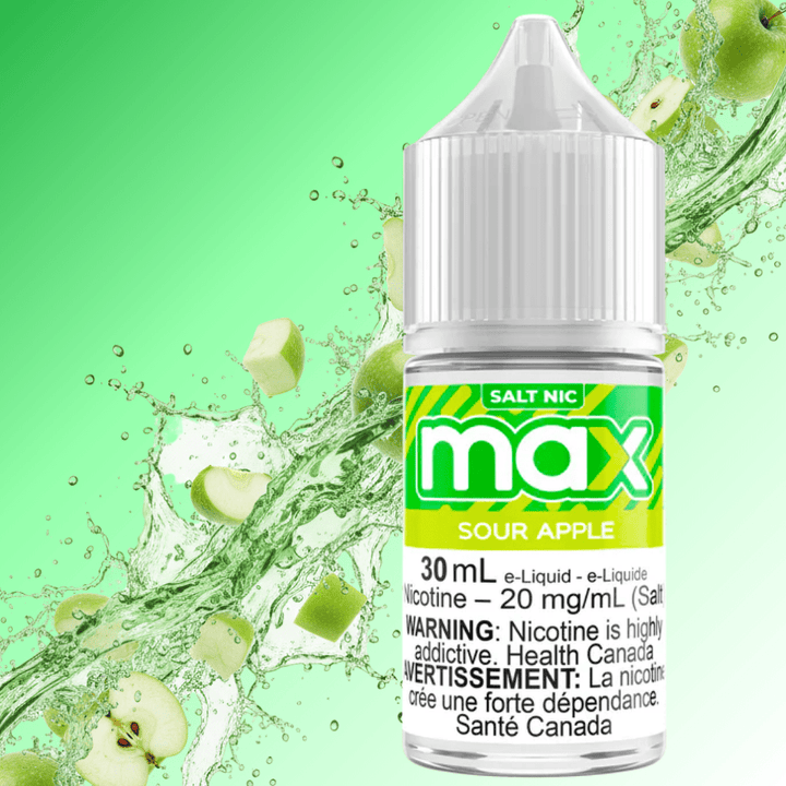 Max E-Liquid - Sour Apple Salt 30ml in Okotoks Vape SuperStore Okotoks Alberta