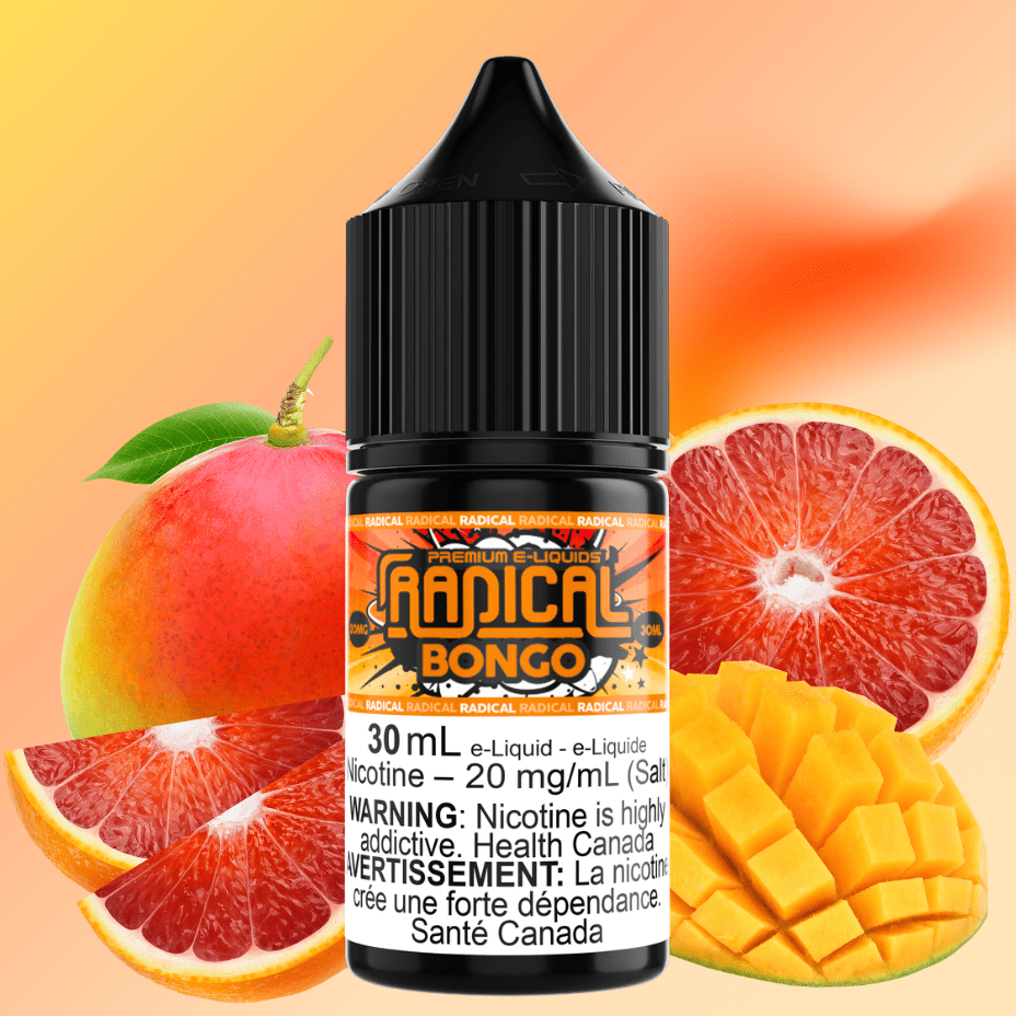 Radical E-liquid bongo salt 30ml in Alberta Canada
