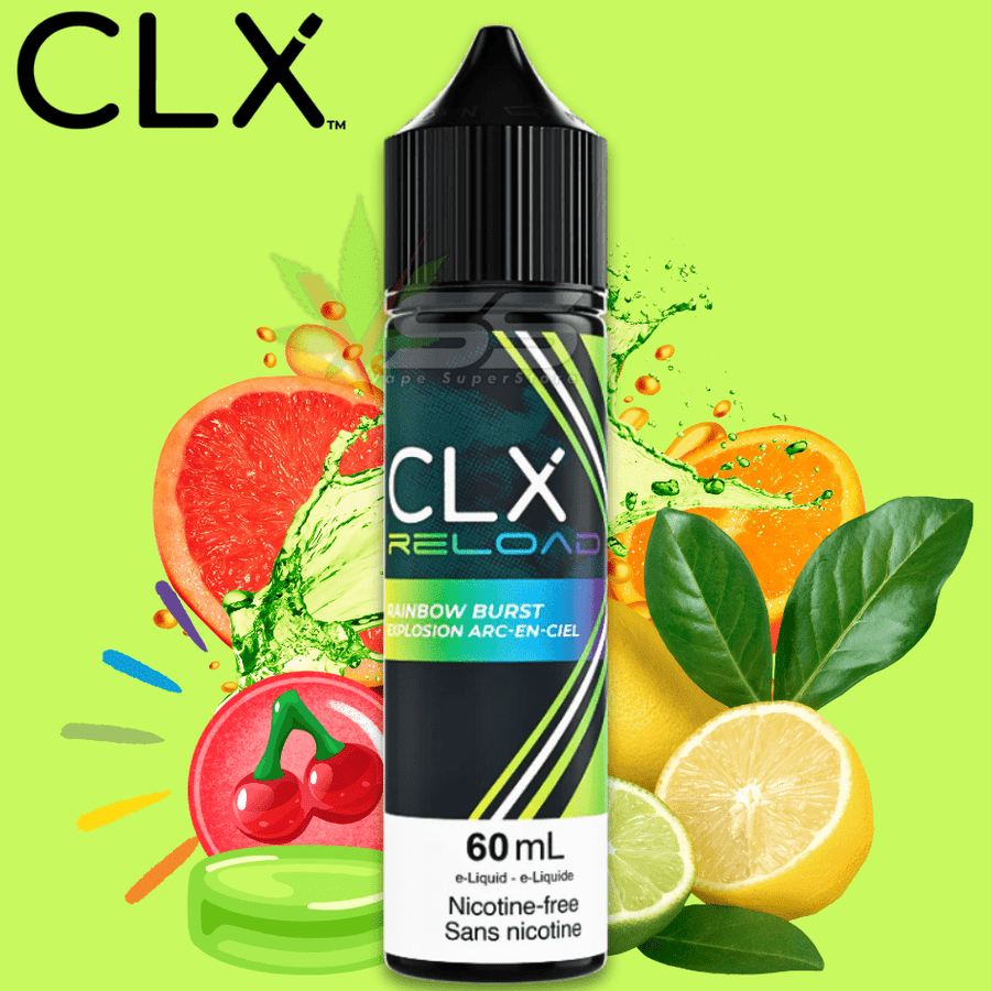CLX Reload Freebase 60ml-Rainbow Burst 60ml / 3mg Okotoks Vape SuperStore Okotoks Alberta