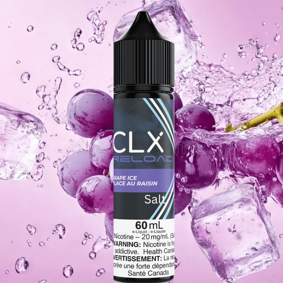 CLX Reload Salt 60ml-Grape Ice 20mg Okotoks Vape SuperStore Okotoks Alberta