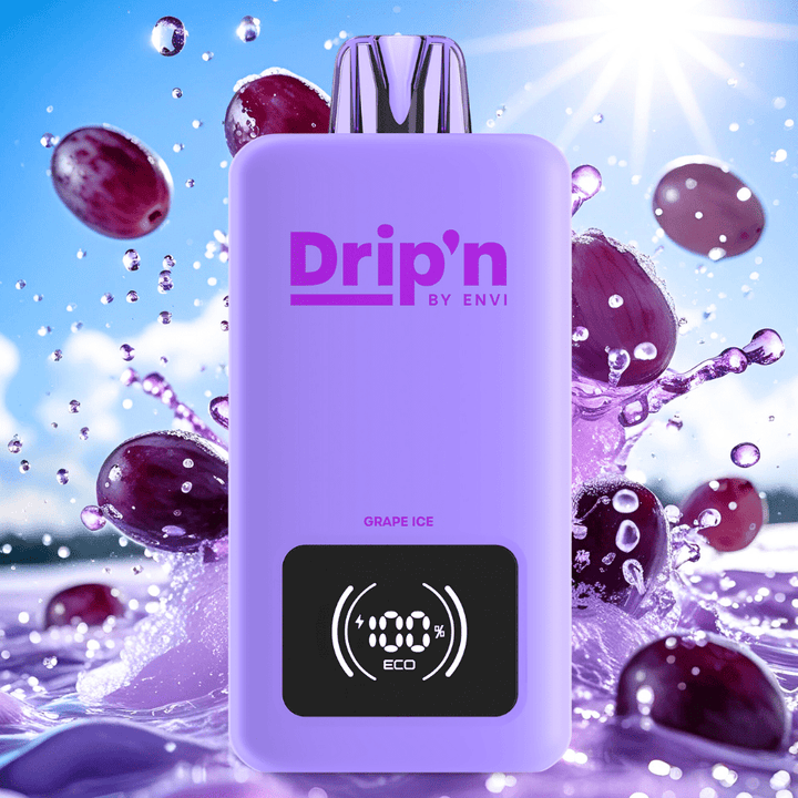 Drip'n by Envi 70K Disposable Vape - Grape Ice 26mL / 70000 Puffs / 20mg Okotoks Vape SuperStore Okotoks Alberta