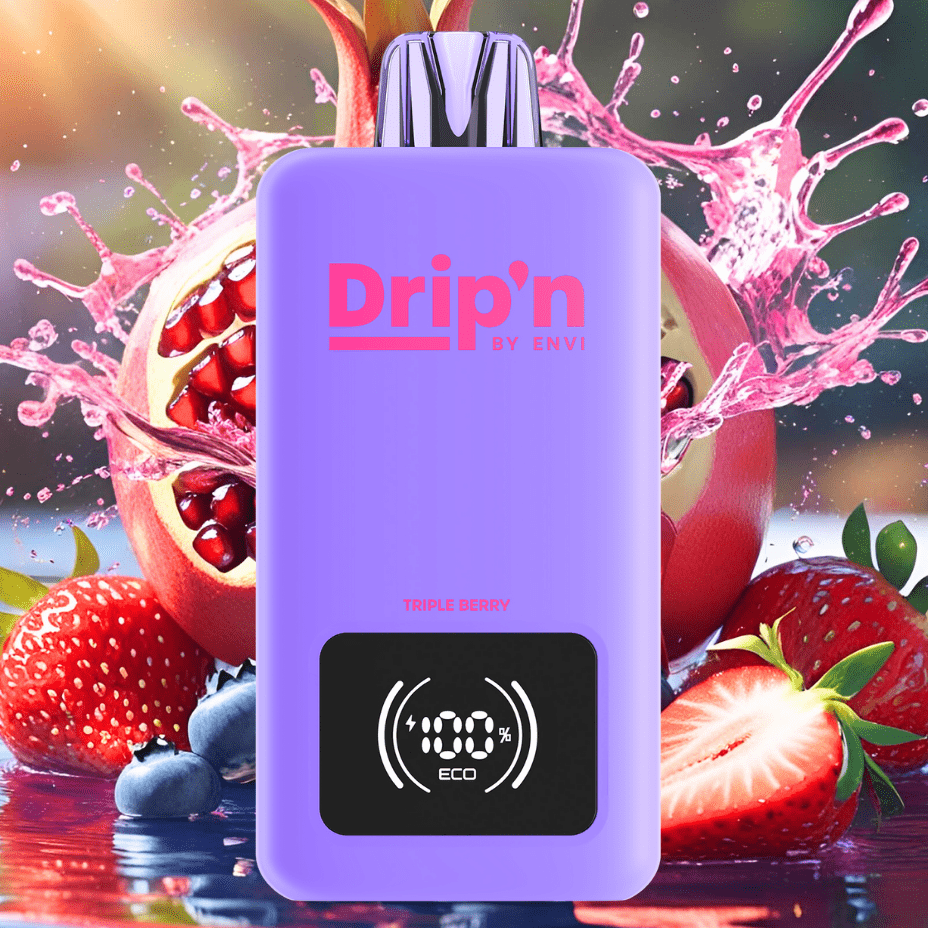 Drip'n by Envi 70K Disposable Vape - Triple Berry 26mL / 70000 Puffs / 20mg Okotoks Vape SuperStore Okotoks Alberta