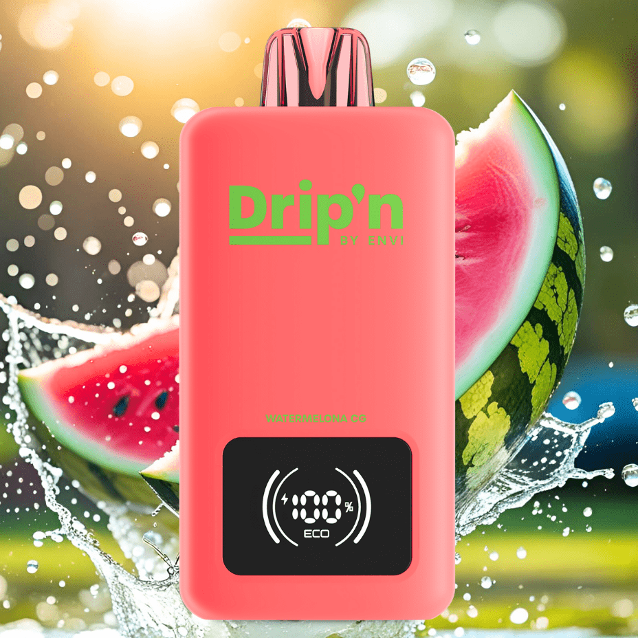 Drip'n by Envi 70K Disposable Vape - Watermelona CG 26mL / 70000 Puffs / 20mg Okotoks Vape SuperStore Okotoks Alberta
