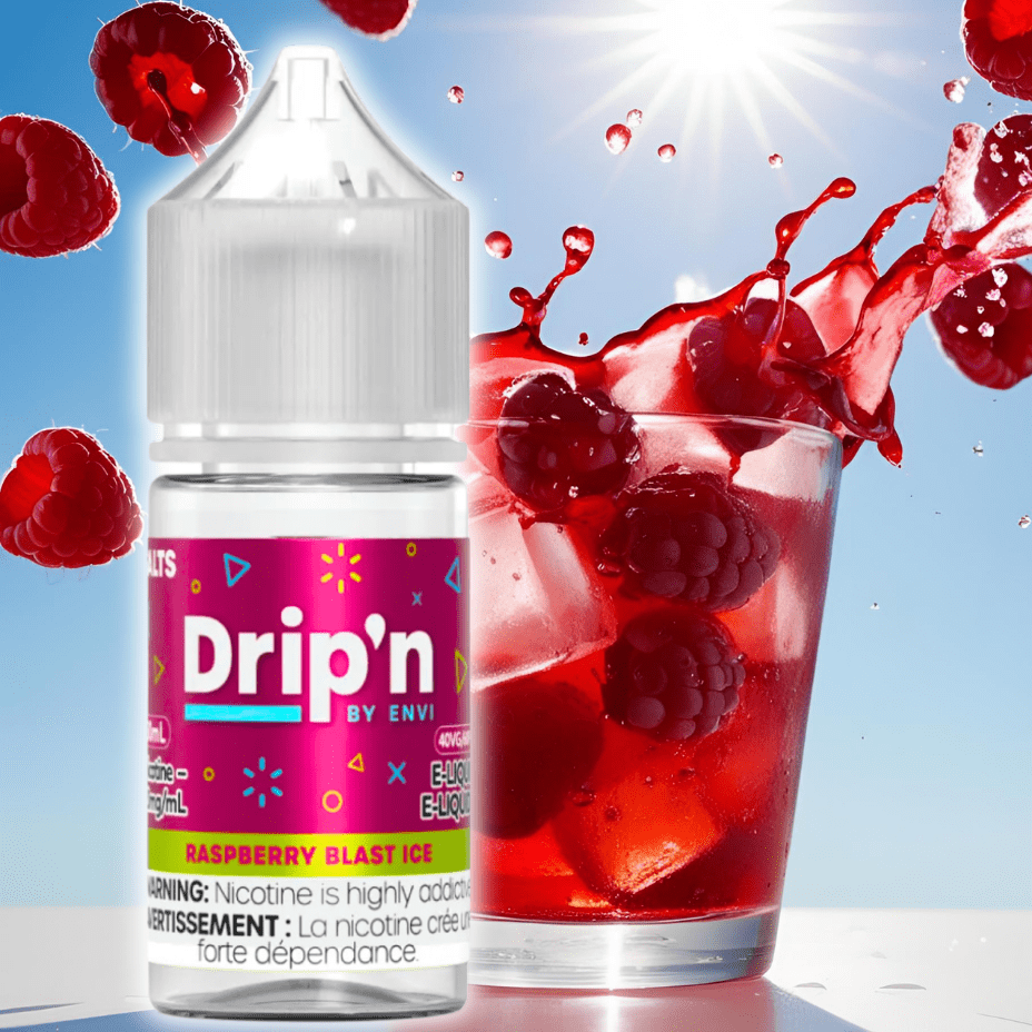 Drip'n by Envi Classics Salt-Raspberry Blast 20mg / 30mL Okotoks Vape SuperStore Okotoks Alberta
