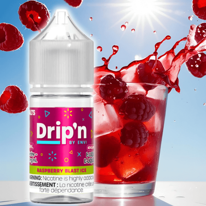 Drip'n by Envi Classics Salt-Raspberry Blast 20mg / 30mL Okotoks Vape SuperStore Okotoks Alberta