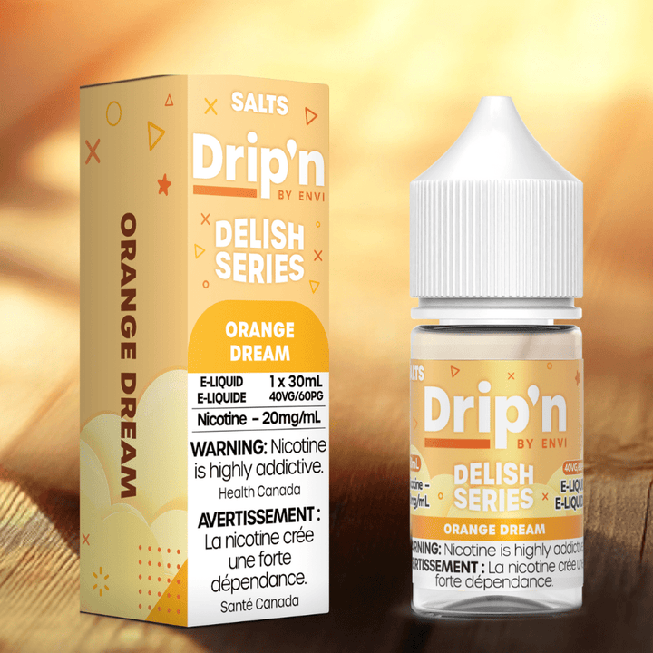 Drip'n by Envi Delish Salt-Orange Dream 20mg / 30mL Okotoks Vape SuperStore Okotoks Alberta