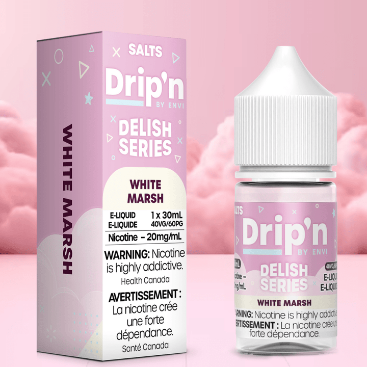 Drip'n by Envi Delish Salt-White Marsh 20mg / 30mL Okotoks Vape SuperStore Okotoks Alberta
