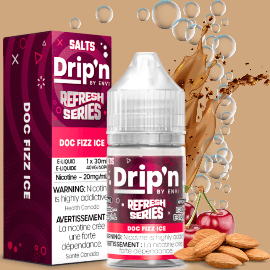 Drip'n by Envi Refresh Salt - Doc Fizz Ice 20mg / 30ml Okotoks Vape SuperStore Okotoks Alberta