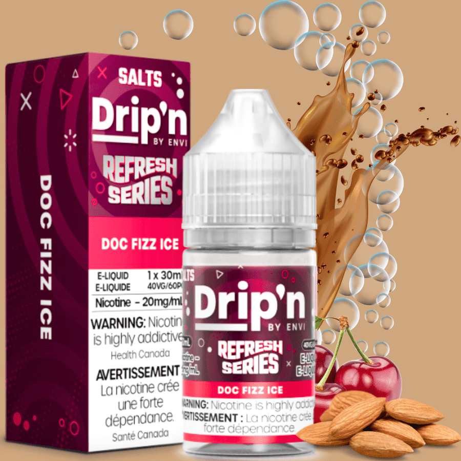 Drip'n by Envi Refresh Salt - Doc Fizz Ice 20mg / 30ml Okotoks Vape SuperStore Okotoks Alberta