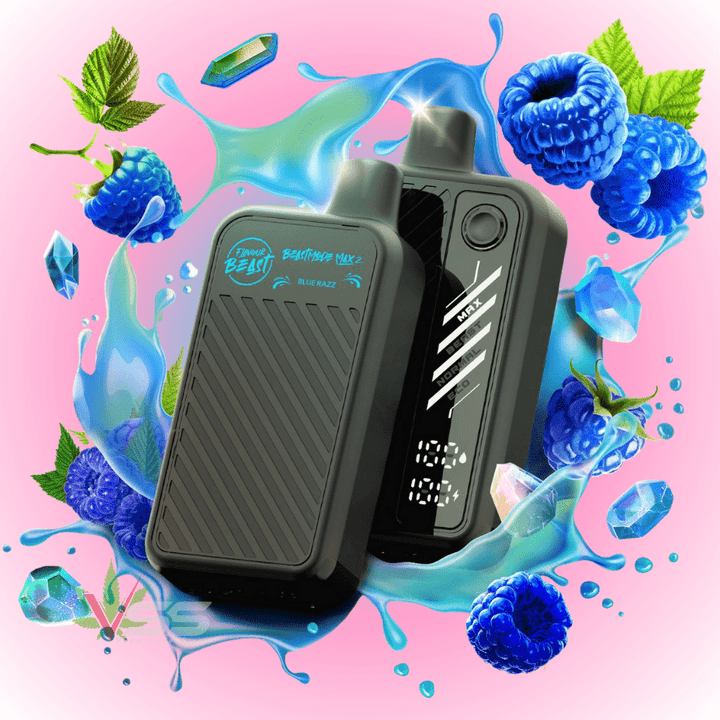 Flavour Beast Max 2 Disposable Vape-Gushin Blue Razz 20mg / 50000 Puffs Okotoks Vape SuperStore Okotoks Alberta