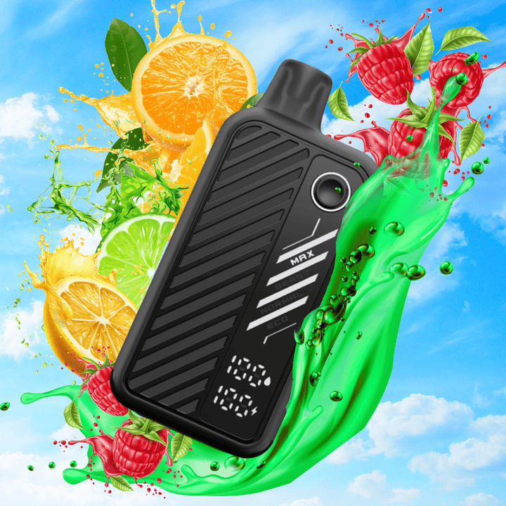 Flavour Beast Max 2 Disposable Vape-Raspberry Green Dew ICED 50000 Puffs / 20mg Okotoks Vape SuperStore Okotoks Alberta