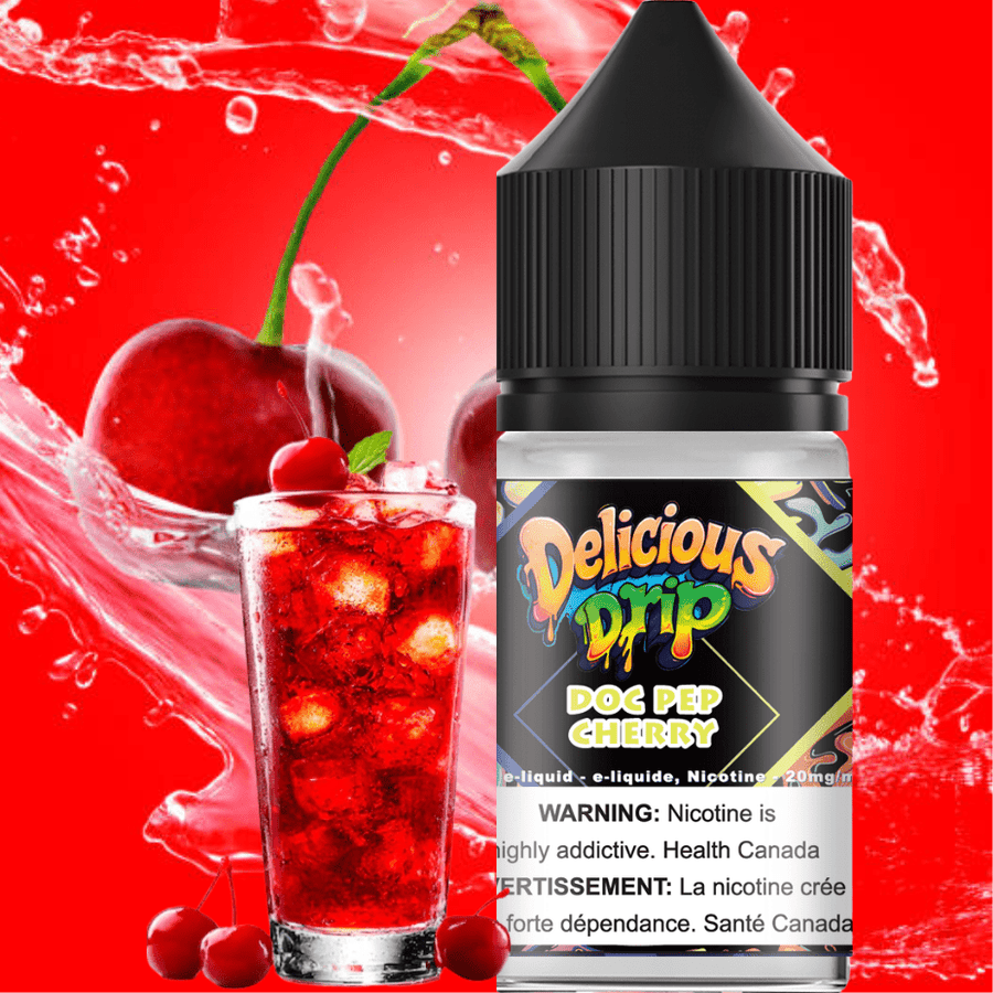 Gcore Delicious Drip Salt-Doc Pep Cherry 30ml / 20mg Okotoks Vape SuperStore Okotoks Alberta