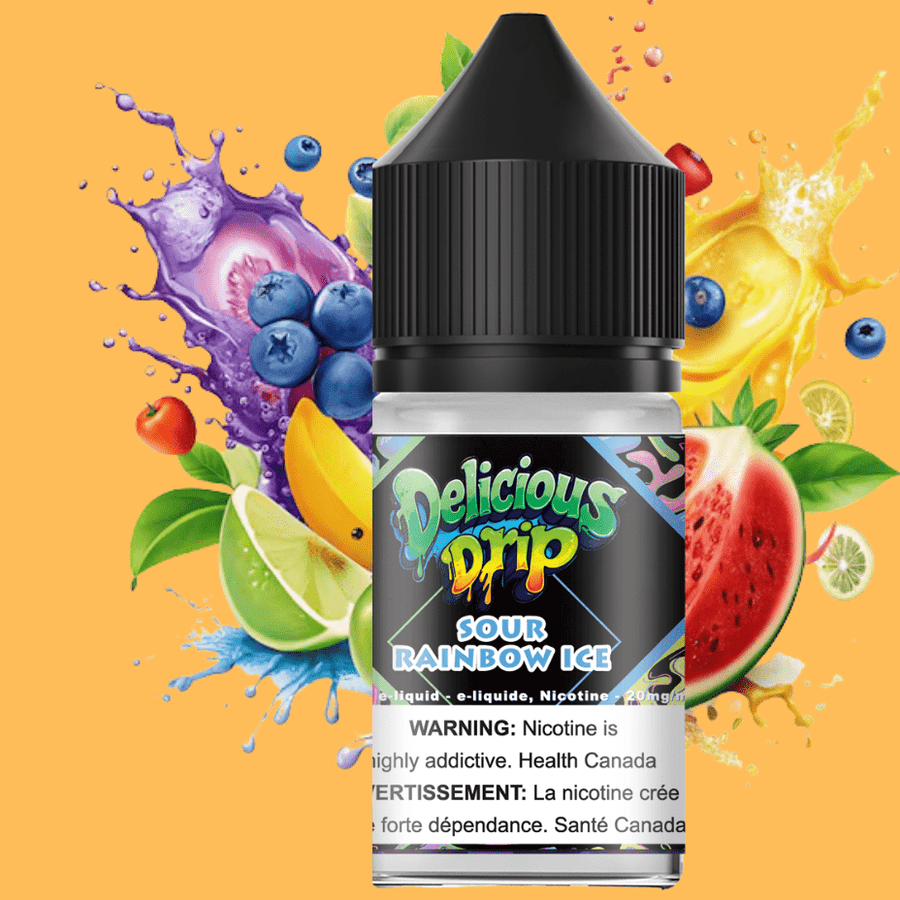 Gcore Delicious Drip Salt-Sour Rainbow Ice 30ml / 20mg Okotoks Vape SuperStore Okotoks Alberta