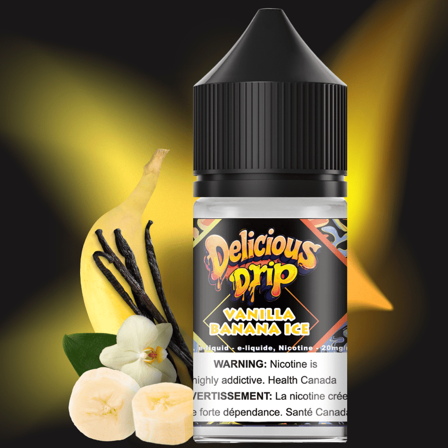 Gcore Delicious Drip Salt-Vanilla Banana 30ml / 20mg Okotoks Vape SuperStore Okotoks Alberta
