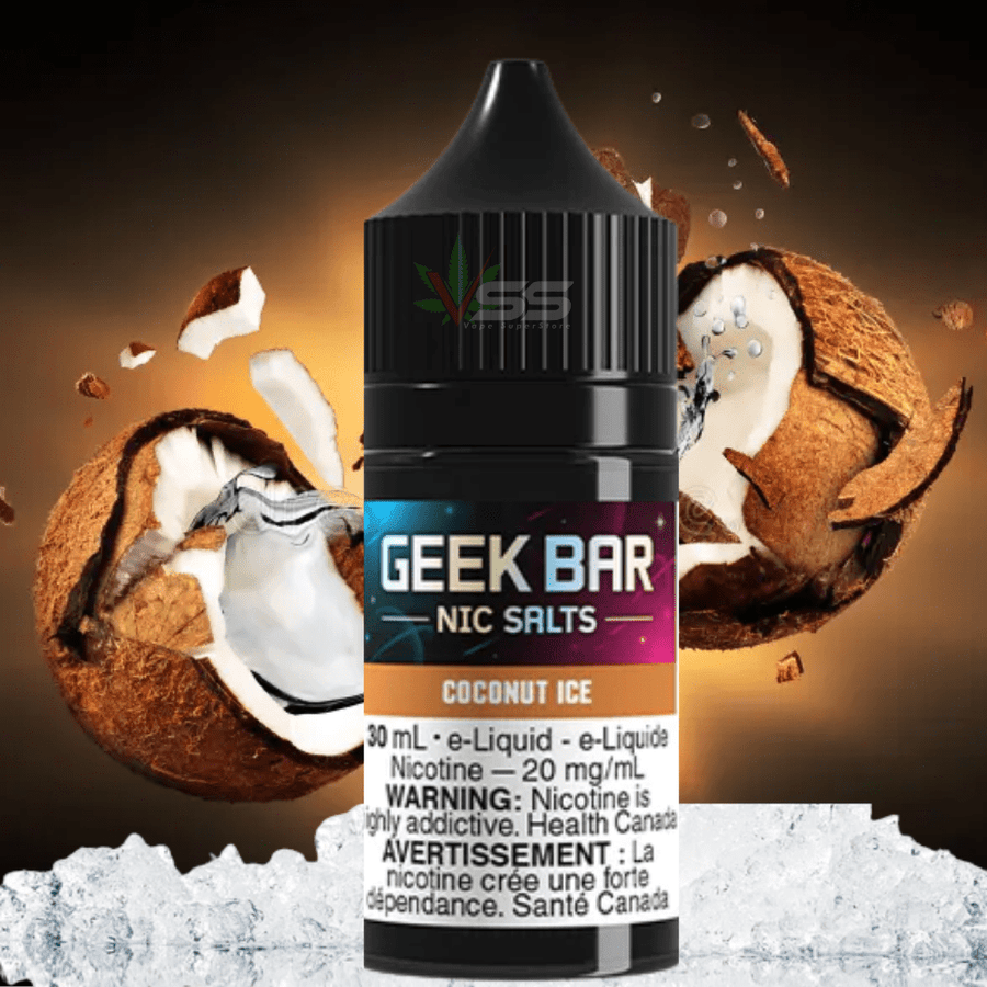 Geek Bar Nic Salt-Coconut Ice Okotoks Vape SuperStore Okotoks Alberta