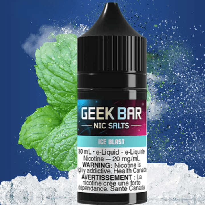 Geek Bar Nic Salt-Ice Blast Okotoks Vape SuperStore Okotoks Alberta