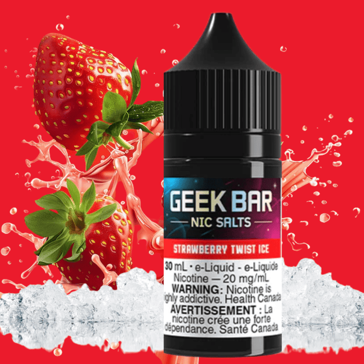 Geek Bar Nic Salt-Strawberry Twist Ice Okotoks Vape SuperStore Okotoks Alberta
