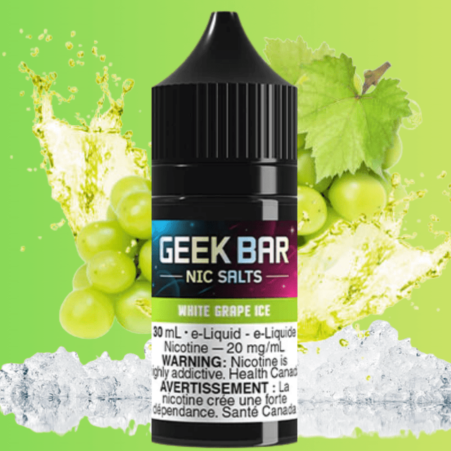 Geek Bar Nic Salt-White Grape Ice Okotoks Vape SuperStore Okotoks Alberta