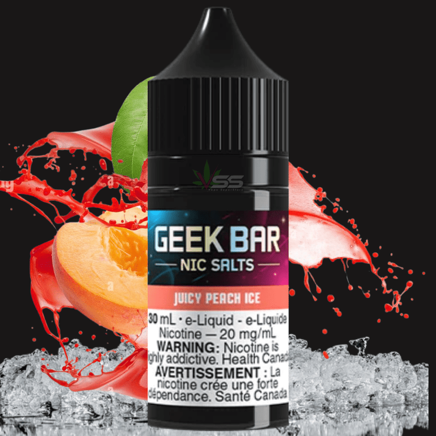 Geek Bar Nic Salts-Juicy Peach Ice Okotoks Vape SuperStore Okotoks Alberta
