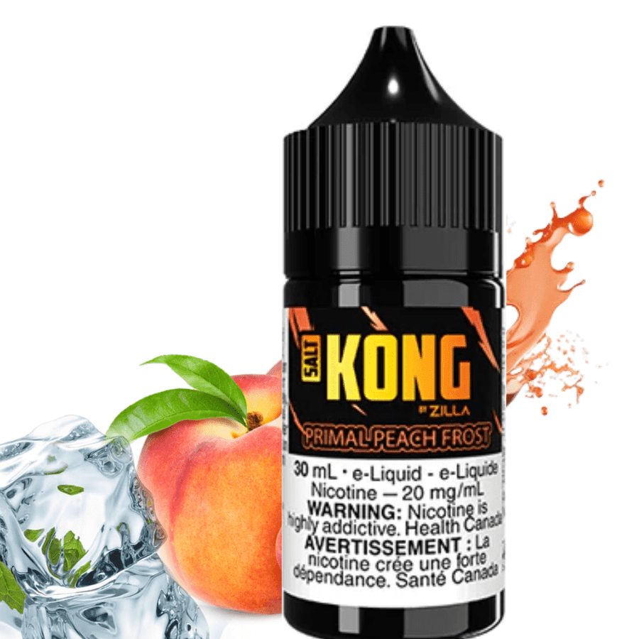 Kong Salt by Zilla-Primal Peach Frost Okotoks Vape SuperStore Okotoks Alberta