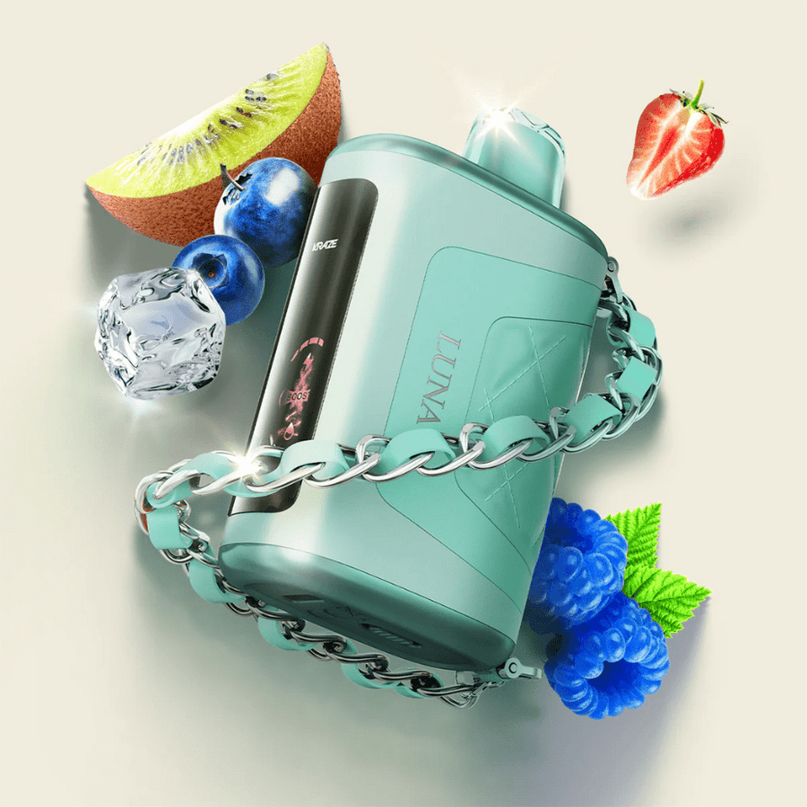 Kraze Luna Disposable Vape-Blue Razz Strawberry Kiwi Ice Okotoks Vape SuperStore Okotoks Alberta