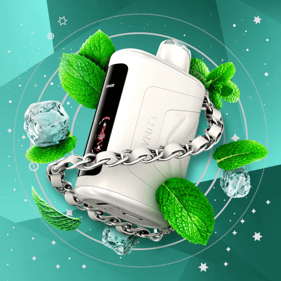 Kraze Luna Disposable Vape-Diamond Spearmint Ice Okotoks Vape SuperStore Okotoks Alberta