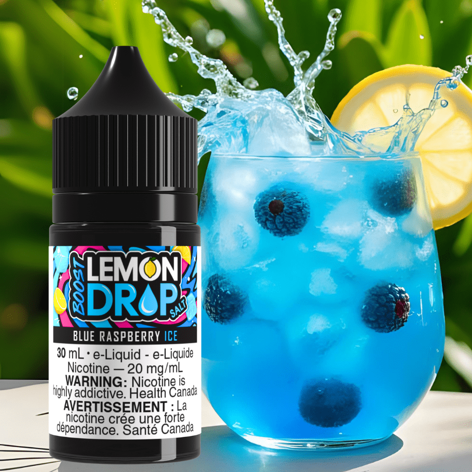 Lemon Drop Boost Salt - Blue Raspberry Ice Okotoks Vape SuperStore Okotoks Alberta