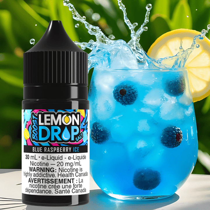 Lemon Drop Boost Salt - Blue Raspberry Ice Okotoks Vape SuperStore Okotoks Alberta