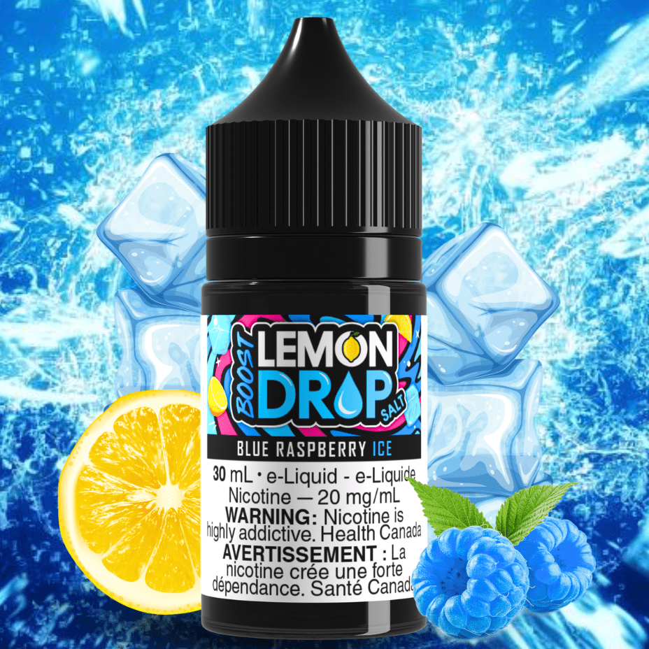 Lemon Drop Boost Salt - Blue Raspberry Ice Okotoks Vape SuperStore Okotoks Alberta