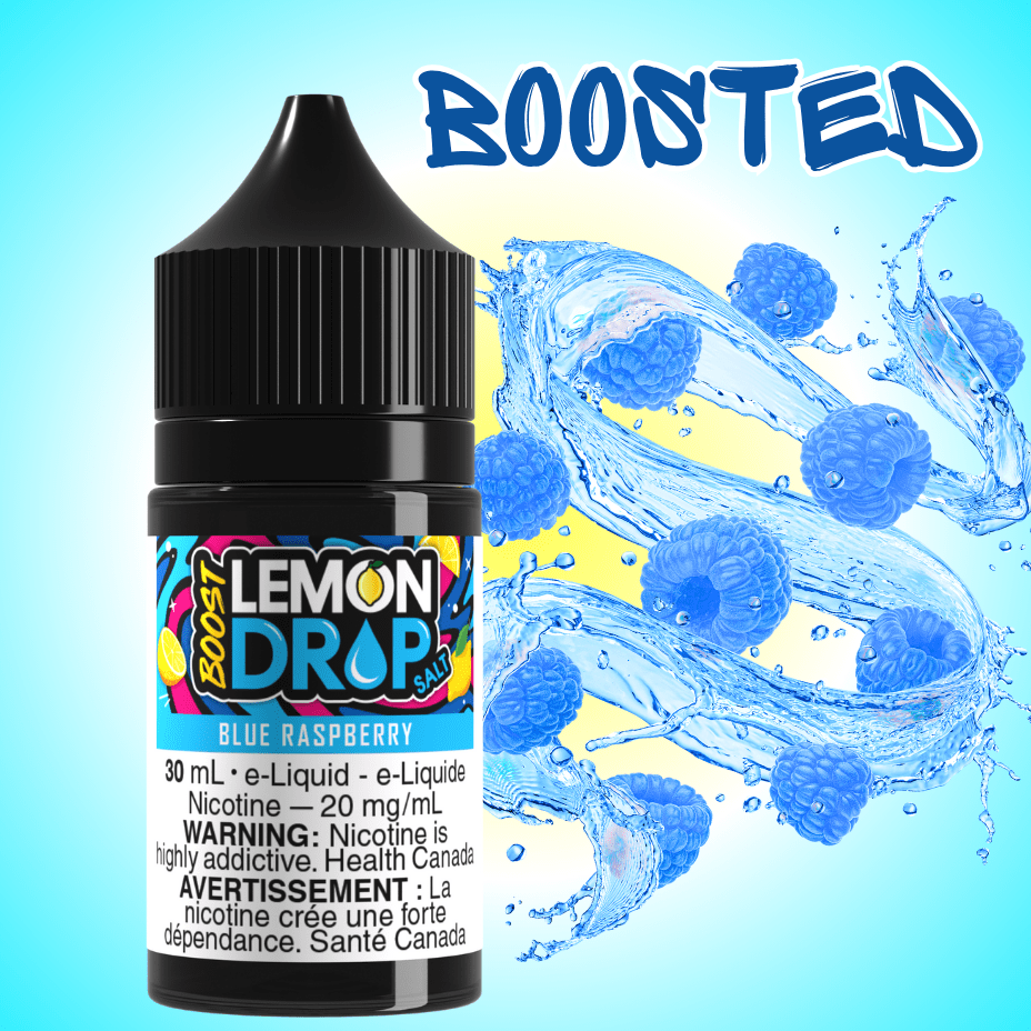 Lemon Drop Boost Salt - Blue Raspberry Okotoks Vape SuperStore Okotoks Alberta