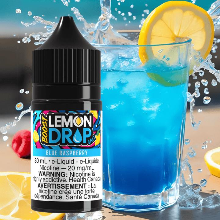 Lemon Drop Boost Salt - Blue Raspberry Okotoks Vape SuperStore Okotoks Alberta