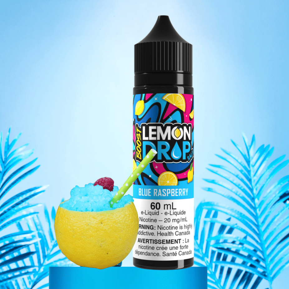 Lemon Drop Boost Salt Nic 60ml - Blue Raspberry Okotoks Vape SuperStore Okotoks Alberta