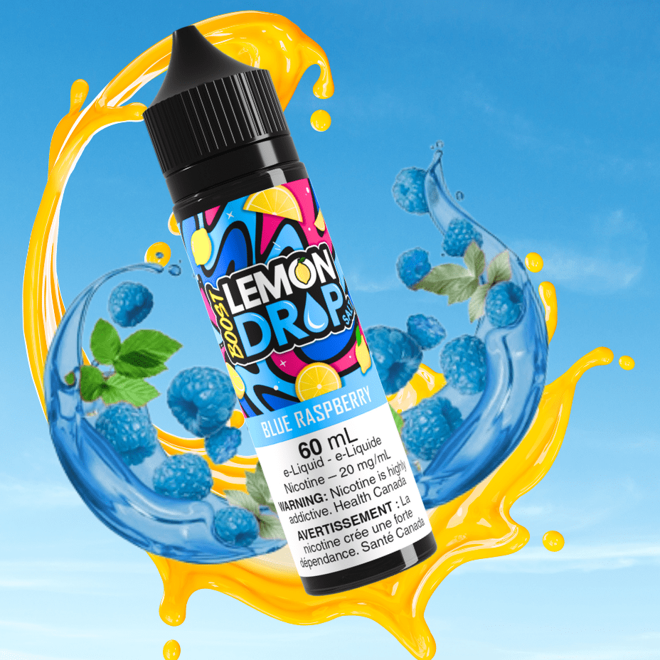 Lemon Drop Boost Salt Nic 60ml - Blue Raspberry Okotoks Vape SuperStore Okotoks Alberta