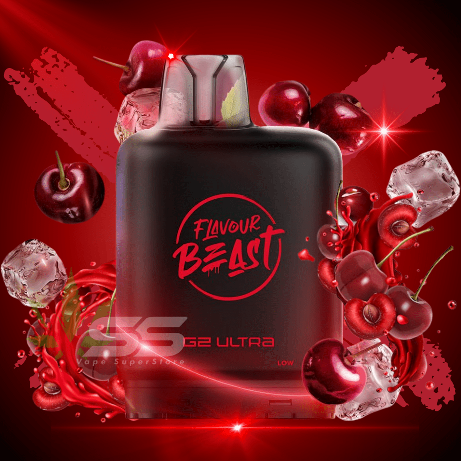 Level X G2 Ultra Flavour Beast Pod 50k-Cherry Blast Iced Okotoks Vape SuperStore Okotoks Alberta