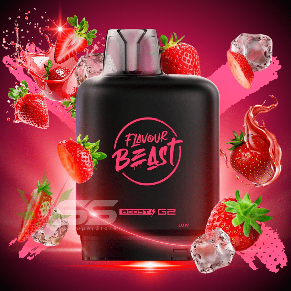 Level X G2 Ultra Flavour Beast Pod 50k-Smashin Strawberry Jewel Iced Okotoks Vape SuperStore Okotoks Alberta