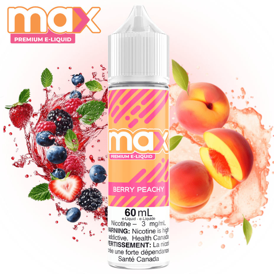 Max E-Liquid - Berry Peachy 3mg Okotoks Vape SuperStore Okotoks Alberta
