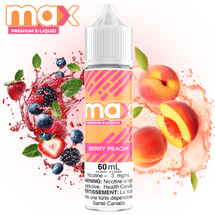 Max E-Liquid - Berry Peachy 3mg Okotoks Vape SuperStore Okotoks Alberta