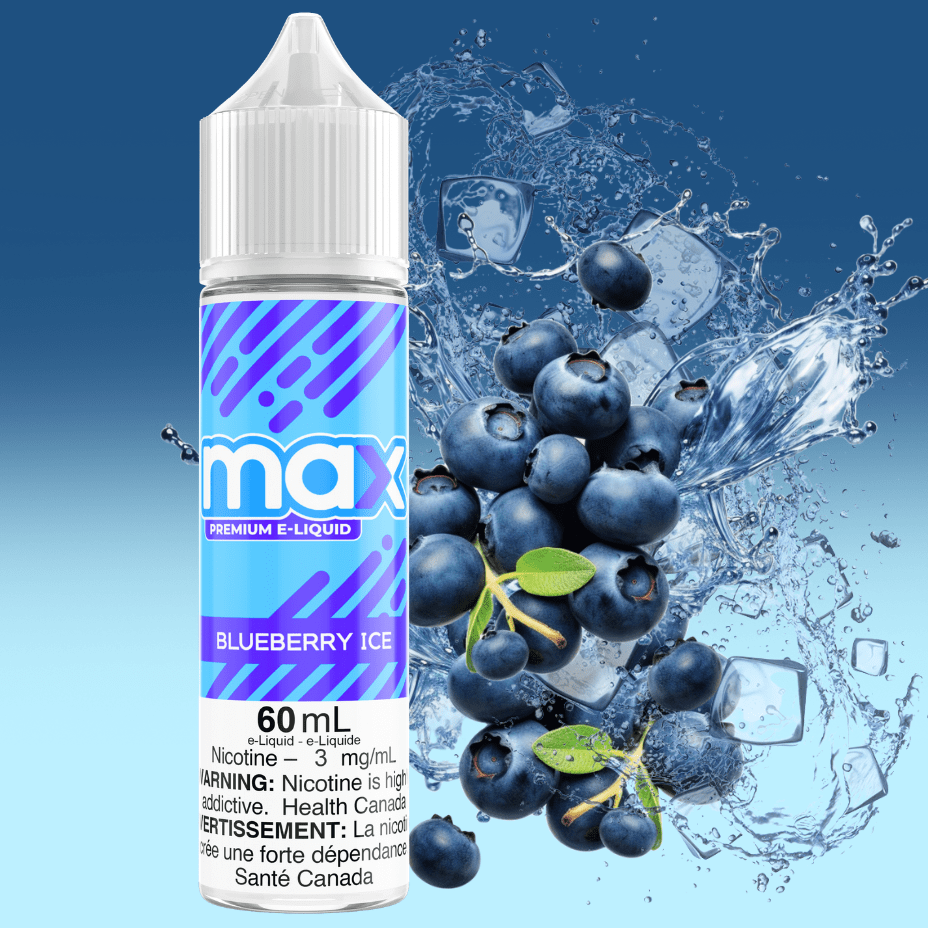 Max E-Liquid - Blueberry Ice Okotoks Vape SuperStore Okotoks Alberta