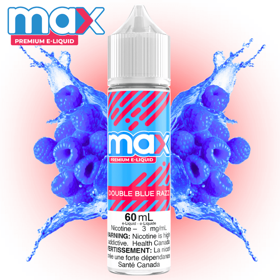 Max E-Liquid - Double Blue Razz 3mg Okotoks Vape SuperStore Okotoks Alberta