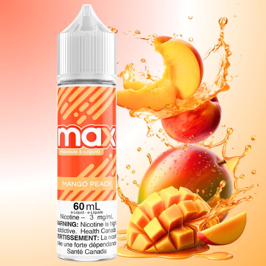 Max E-Liquid - Mango Peach Okotoks Vape SuperStore Okotoks Alberta
