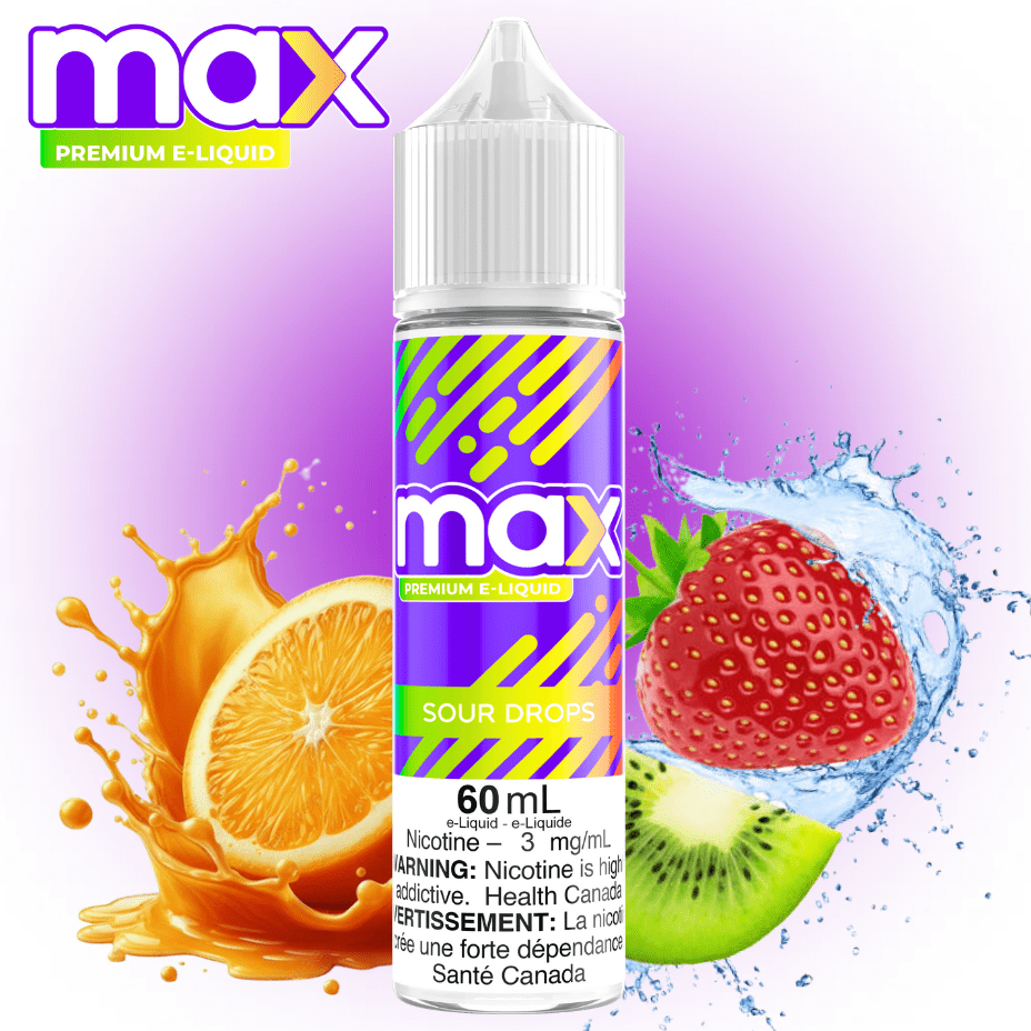 Max E-Liquid - Sour Drops 3mg Okotoks Vape SuperStore Okotoks Alberta
