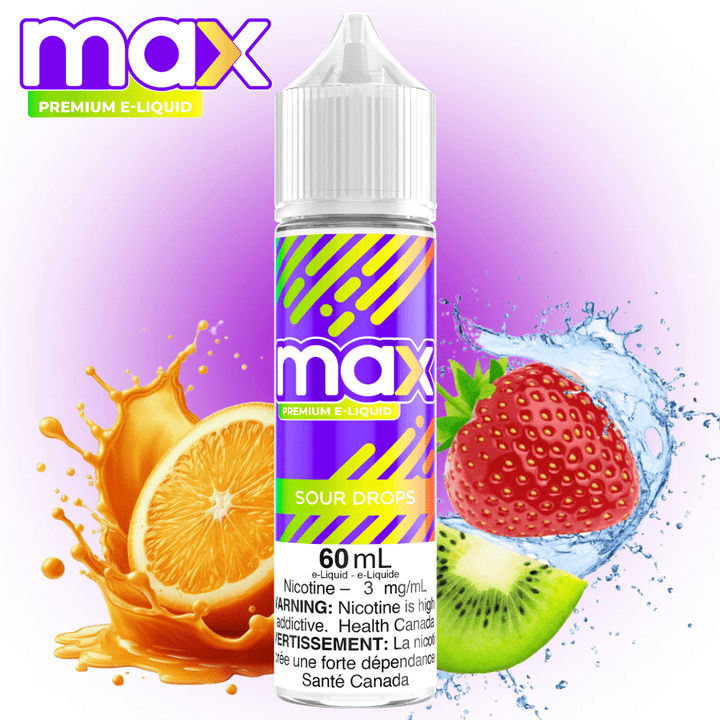 Max E-Liquid - Sour Drops 3mg Okotoks Vape SuperStore Okotoks Alberta