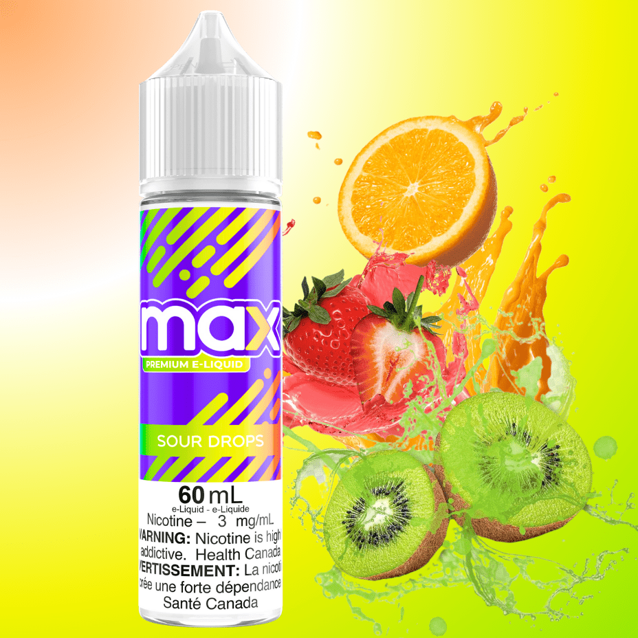 Max E-Liquid - Sour Drops Okotoks Vape SuperStore Okotoks Alberta
