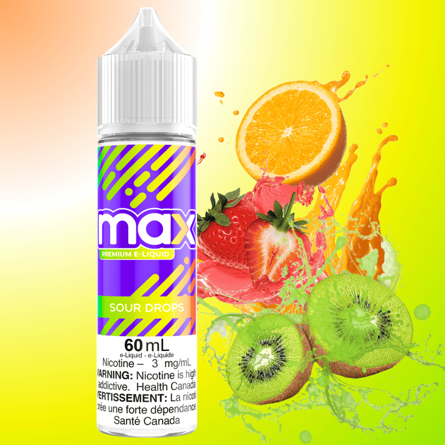 Max E-Liquid - Sour Drops Okotoks Vape SuperStore Okotoks Alberta