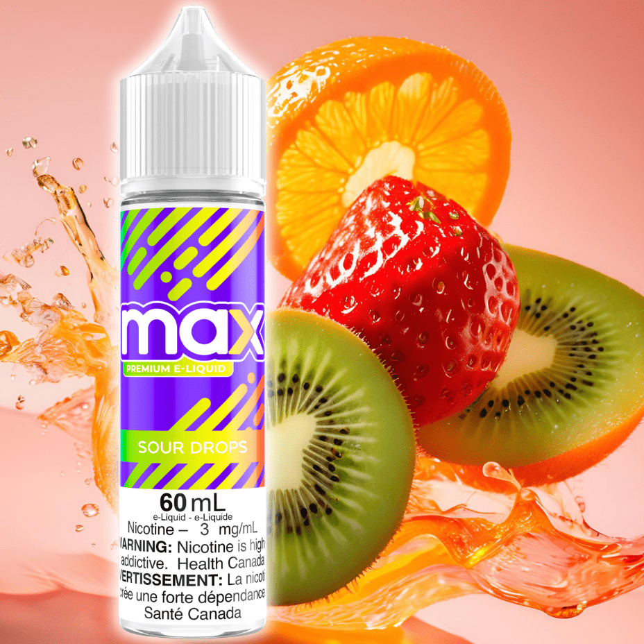Max E-Liquid - Sour Drops Okotoks Vape SuperStore Okotoks Alberta