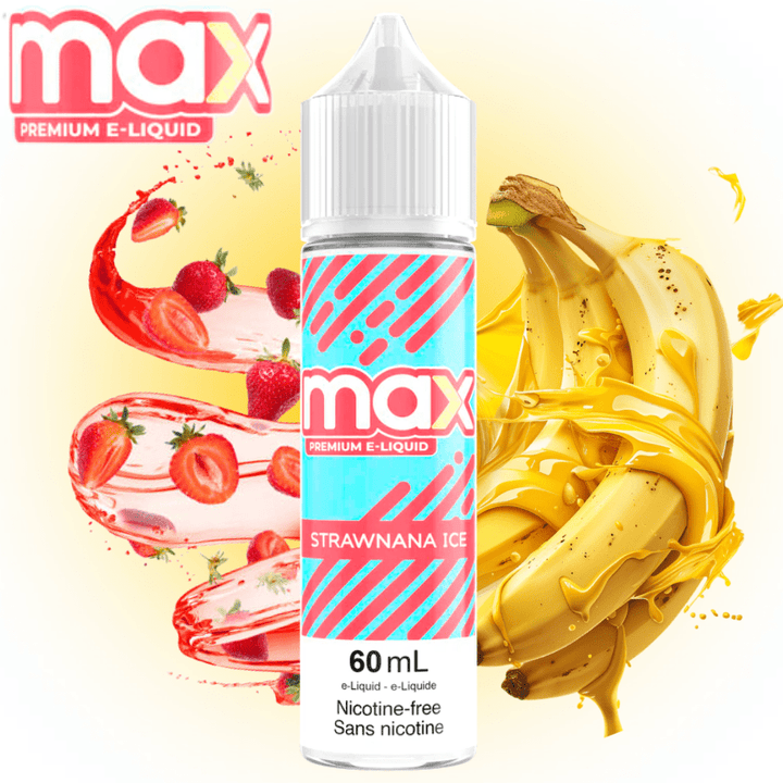 Max E-Liquid - Strawnana Ice 3mg Okotoks Vape SuperStore Okotoks Alberta